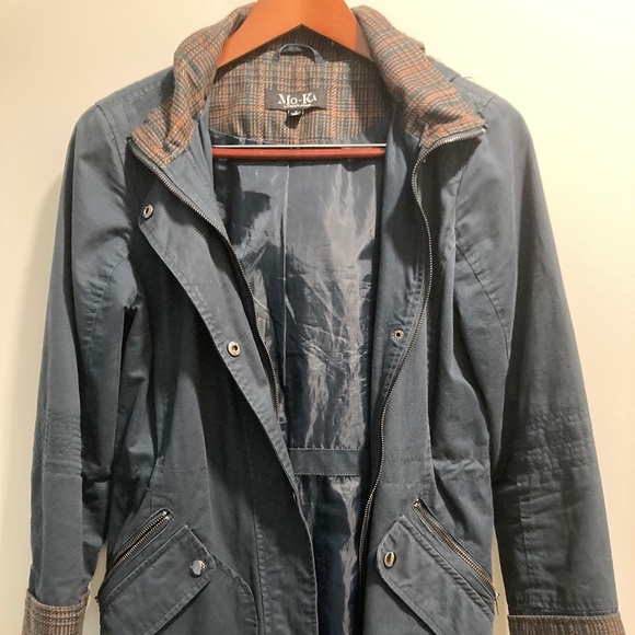 Mo-Ka Navy Utility Jacket - Picture 1 of 3